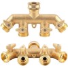 CHSEEO 4 Way Hose Splitter Tap Connector Tap Splitter Tap
