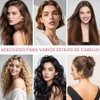 Cepillo de pelo con mango de madera rosa, cerdas de