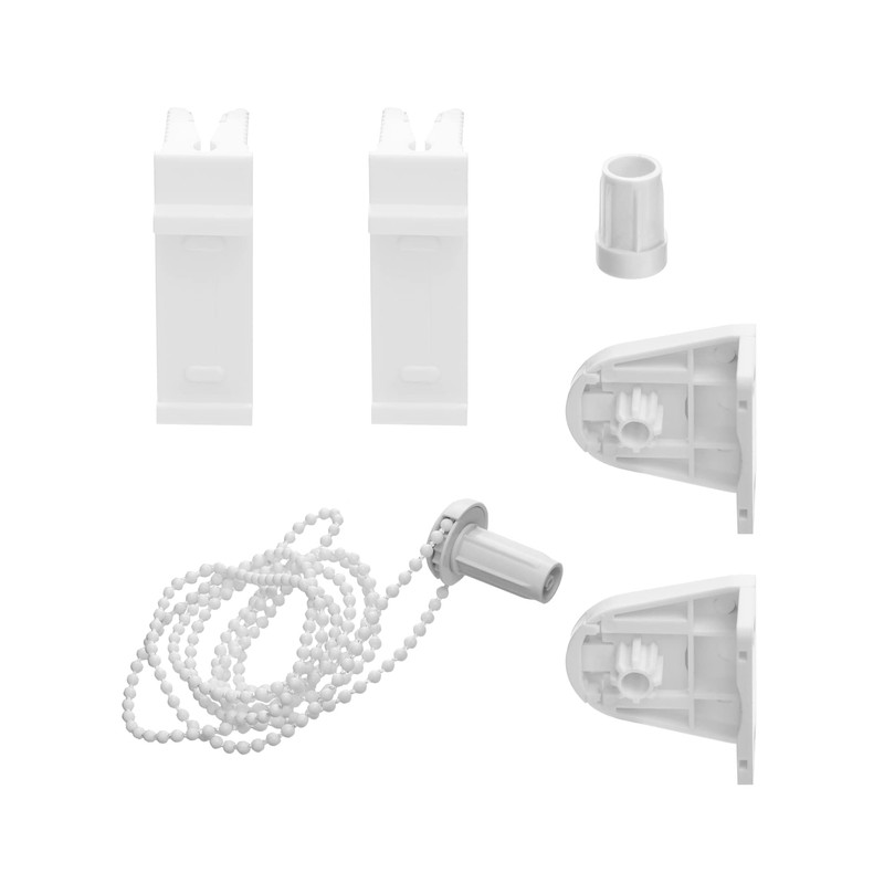 QWORK® 17 mm Roller Blind Bracket, Roller Blind Clamp-Fix, Replacement