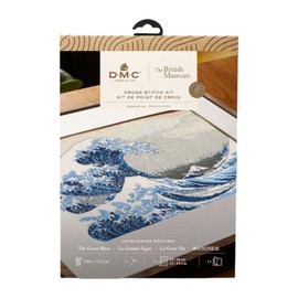 DMC - Museum Collection - The Great Wave Cross Stitch Embroidery Kit - 1 Set