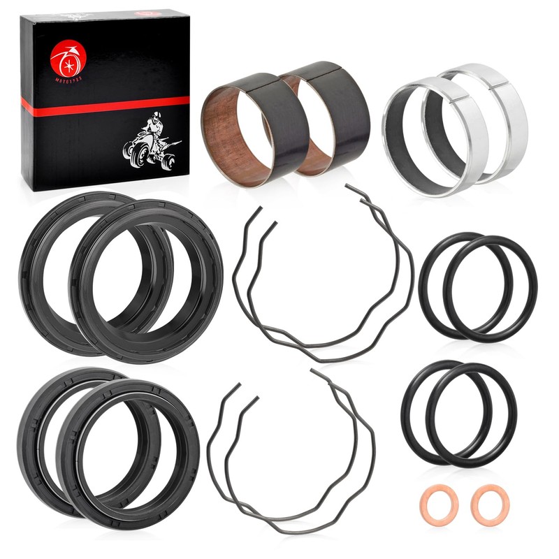 MOTO1988 Fork Bushing Dust Oil Seals Kit For Kawasaki Ninja