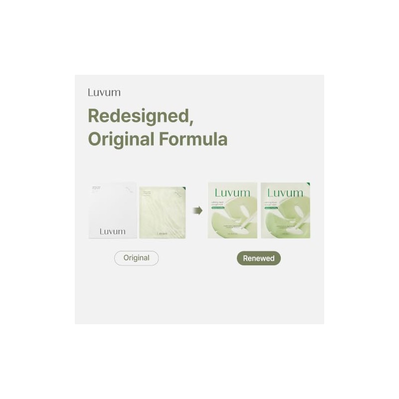 Luvum Mascarilla de Gel con Centella, Hidrogel, Cuidado Nocturno, 41