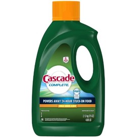 Cascade Complete Gel All-in-1 Dishwasher Detergent, Citrus breeze, 74.88 Oz (Pack of 2)