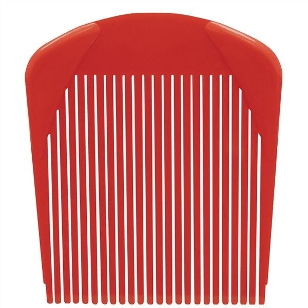 CL-02561 BARBER BEAUTY SALON SCALPMASTER CLIPPER FLATTOP HAIR STYLING COMB RED