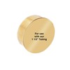 1.5" Flush Flat End Plug Solid Brass | Renovator's Supply
