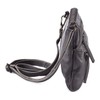 Wise Owl Accessories Small Triple Zip Real Leather Women's Crossbody-