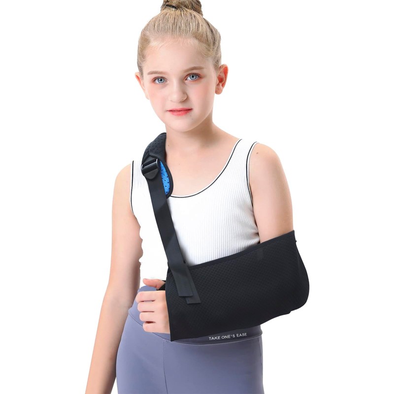 Kids Arm Sling for Shoulder Injury, Breathable Mesh Rotator Cuff
