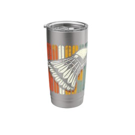 Retro Shuttlecock Badminton Player Stainless Steel Insulated Tumbler