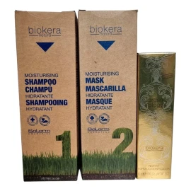 Salerm Shampoo 300ml + Mask Hidratante 200ml + Arganology 60ml