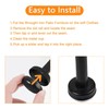1-1/2 inch Wrought Iron Patio Furniture Feet Caps,24 Packs Round