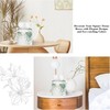 Watercolor Greenery Eucalyptus Leaves Tissue Box Cover Square Leather Tissue