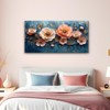 GYJAGHL beautifulpink flower mural living room bedroom office farmhouse oil