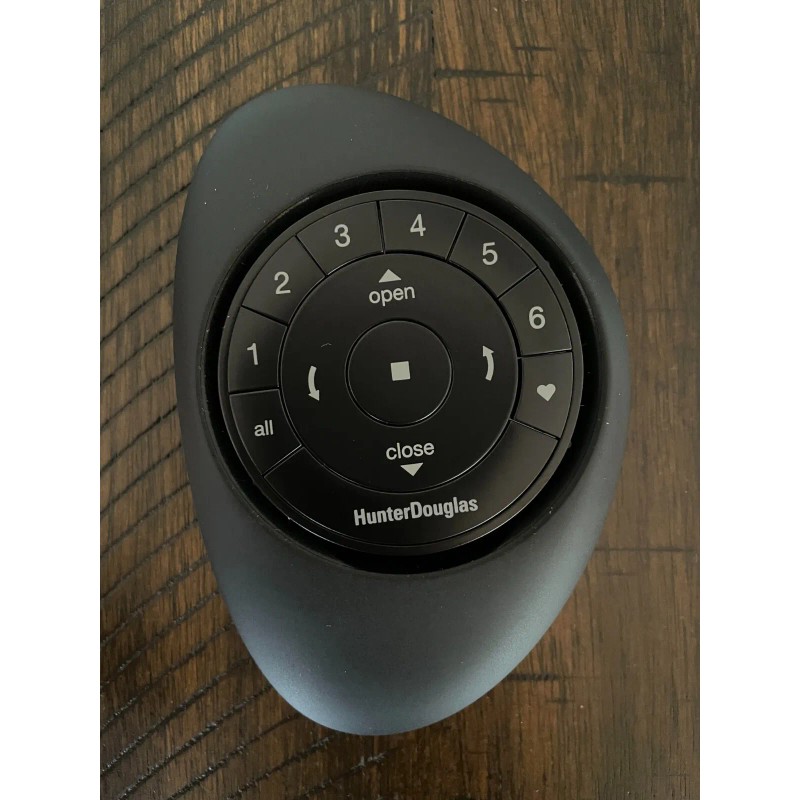Hunter Douglas Powerview New Black Remote with Black pebble Gen