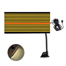 GS Led Reflector Stripe Line Board Paintless Dent Removal Repair Tools with 5m Long USB Cable and Ajustment Holder Yellow Light