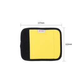 SP-Out 5 PCS Neoprene Luggage Handle Wrap/Grip/Identifier, Soft Trolley Case Grip Cover for Travel Bag Luggage Suitcase, Yellow