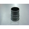 BLACK ROUND 68MM DOWN PIPE STRAIGHT CONNECTOR