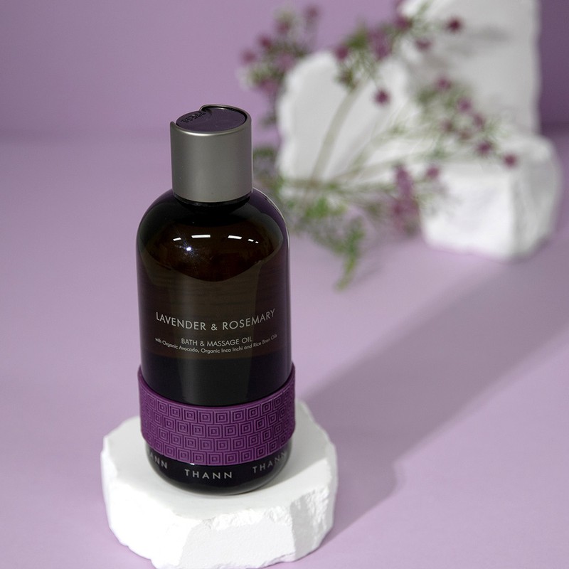 THANN Lavender & Rosemary Bath & Massage Oil 295ml -