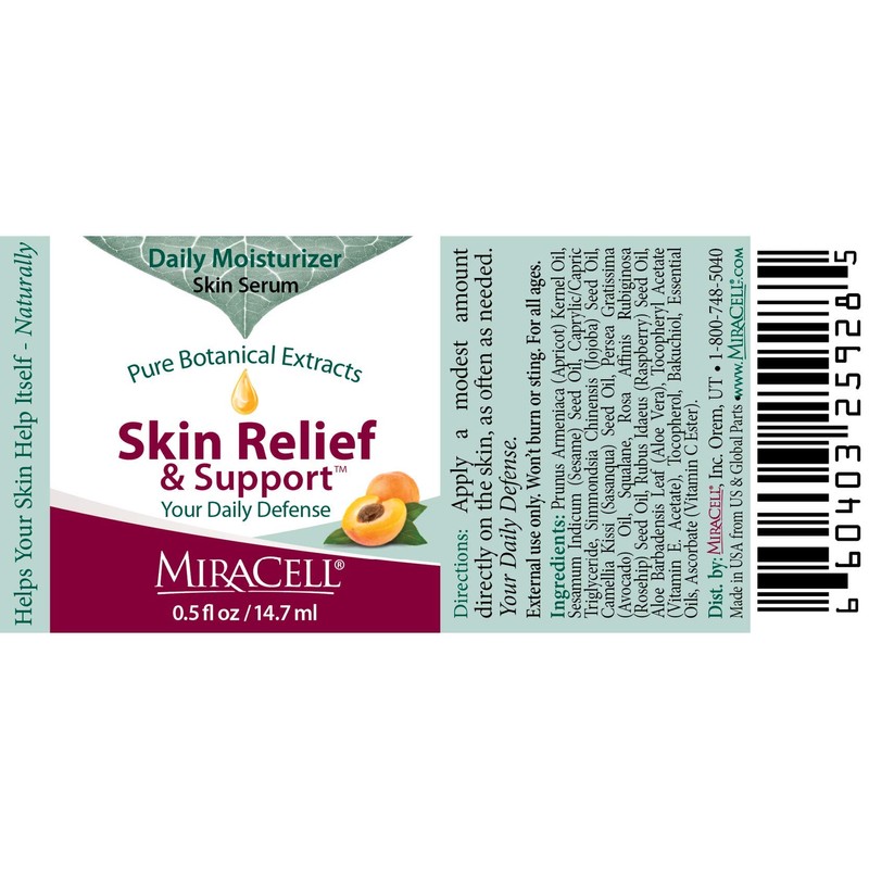 Miracell Skin Relief & Support Oil – Natural Face &
