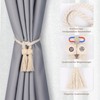 Moorle Pack of 2 Tiebacks for Curtains, Magnetic Curtain Tiebacks,