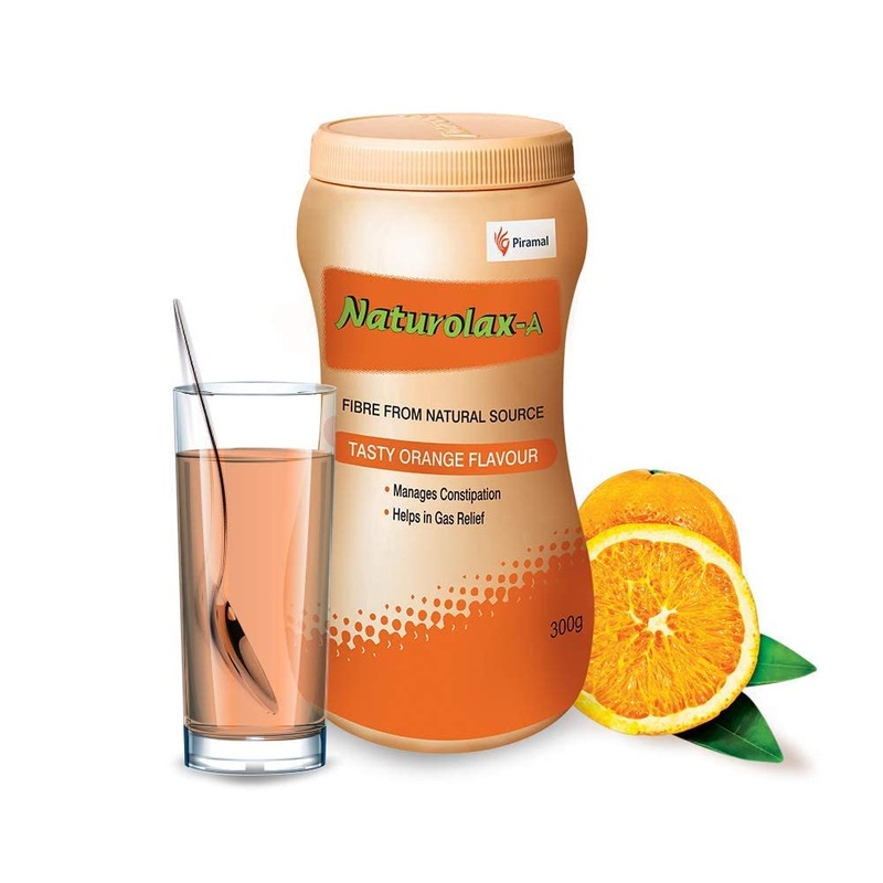Kaxilu Naturix Naturolax-A Isabgol Husk Powder, Orange, 300 GMS