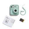 instax mini 13 instant camera with self timer, Lagoon Green