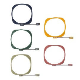 Silicone Pancake Molds, Egg Frying Rings, 5 PCS Handle Egg Frying Rings Silicone Double Sided Egg Rings Quadrate Round Dual Use Omelet Mold