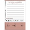 Maruman B5 Loose Leaf Music Ruled 12 Tiers L1210