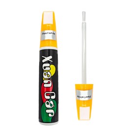 QKWL Car Scratch Paint Pen, Touch Up Paint, Car Paint Touch Up, Waterproof, Quick Repair, Suitable for removing car scratches (Pearl White)