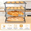4 Tier Collapsible Cooling Rack for Baking, Cookie Baking Gadgets,