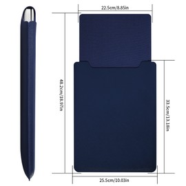 13.3-14" Laptop Sleeve, Padded Laptop Case, Thin Portable Versatile Laptop Case Bag Compatible with Laptop 2022 Pro 14 inch/2015 Pro 13.3 inch/2015 Air 13.3 inch - Blue