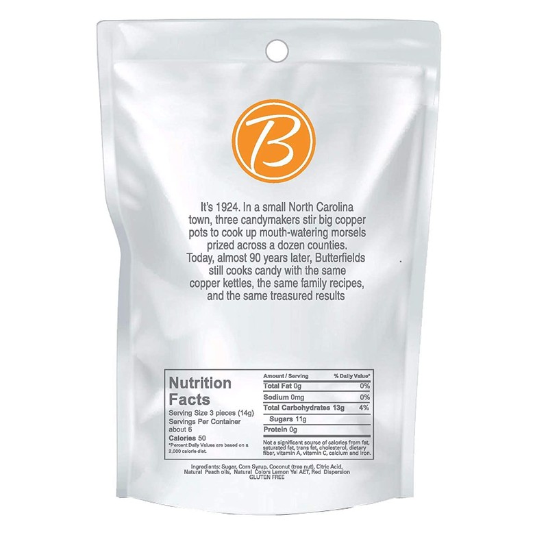 Butterfields Candy - Gourmet, Old-Fashioned CHERRY Buds Hard Candy |