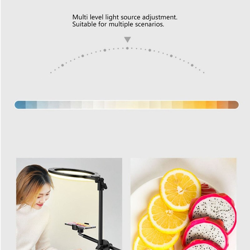 Ring Light 26cm DIA High Brightness Timing LED Selfie Ring