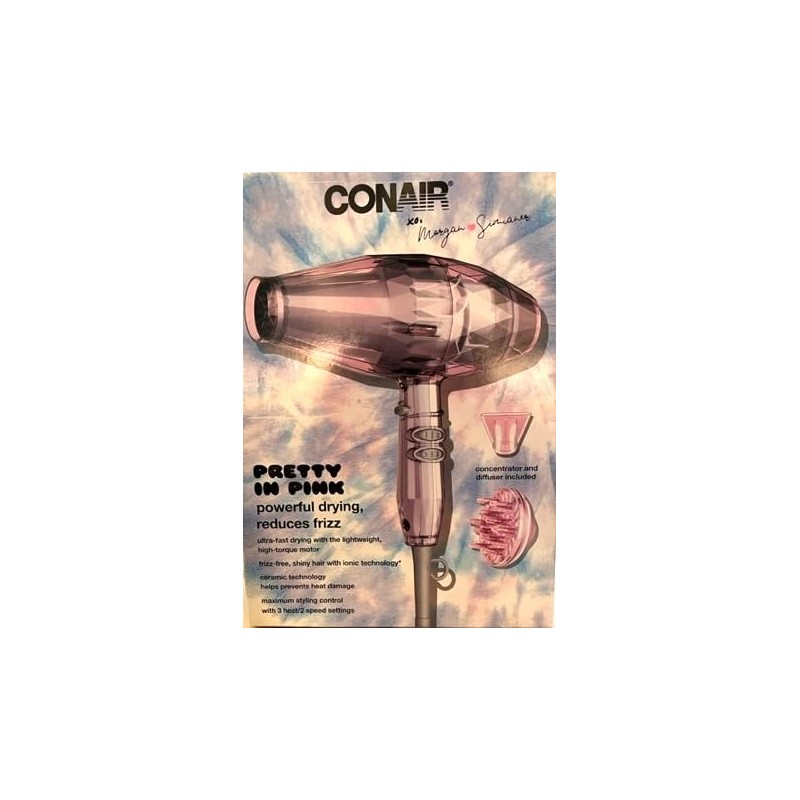 Pretty in Pink- Powerful Drying, Reduces Frizz