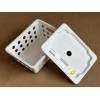 IKEA Rundbal Storage Basket W/ Lid Stackable White 7x5.5x3.25"