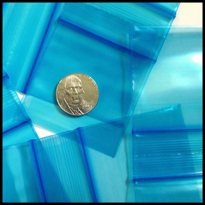 2020 Original Mini Ziplock 2.5mil Plastic Bags 2" x 2"