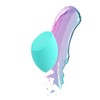 T4B ILU Olive Cut Shaped Makeup Sponge (Turquoise)