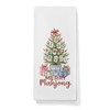 Mahjong Christmas Tree Gifts Kitchen Hand Towels, 16x24 in