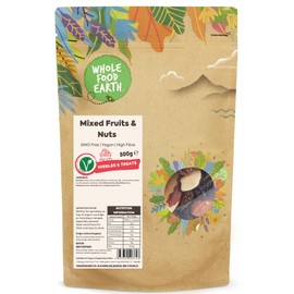 Whole Food Earth® - Mixed Fruits and Nuts 500 g | GMO Free | High Fibre