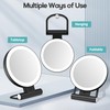 B Beauty Planet Magnifying Mirror with Light 30X, Double-Sided 1X/