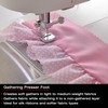 SINGER | Gathering Presser Foot for Low-Shank Sewing Machines, Simutaneously