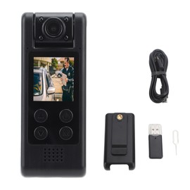 Body Worn Video Recorder 4K Ultra HD 140 Degree Wide Angle 1200 MAh Night Vision WiFi Mini Back Clip Camera for Law Enforcement Security Guard
