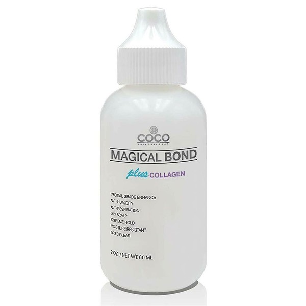 Lace Wigs Hair Glue Adhesive Magical Bond Plus Collagen 2 oz Extra Hold