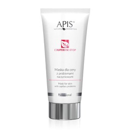 APIS COUPEROSE-STOP Maske für die Haut mit Couperoseproblemen mit Vitamin C, Kiwi, Zitrone, Hundrose, Ginko | Linderung der empfindlichen Couperose-Haut | 200 ml