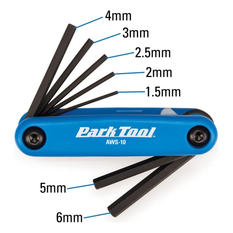 Multiherramienta Park Tool 7 Llaves Allen Aws-10 1.5-6mm