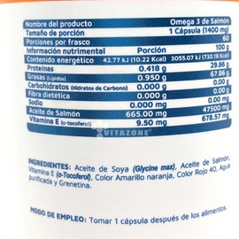 Vidanat Omega 3 De Salmón - 60 Cápsulas