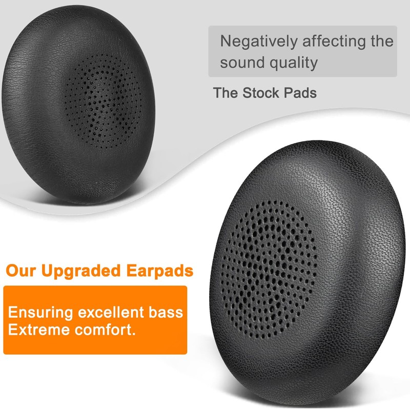 SOULWIT Lambskin Earpads Replacement for Jabra Evolve2 65 (Evolve 2
