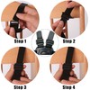 Baby High Chair Straps - Black Adjustable 5 Point Harness
