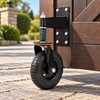 8 Inch Spring Loaded Heavy Duty Gate Wheel, 600 lb