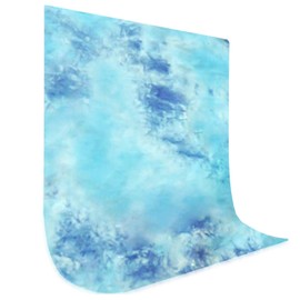 LS LIMO STUDIO LIMOSTUDIO 6 x 9 ft. Photo Studio Hand Dyed Sky Blue Muslin Backdrop Backgrounds, AGG3062