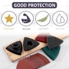 Swpeet 134Pcs Oscillating Tool Sanding Pads Kit, includes 2Pcs Triangle